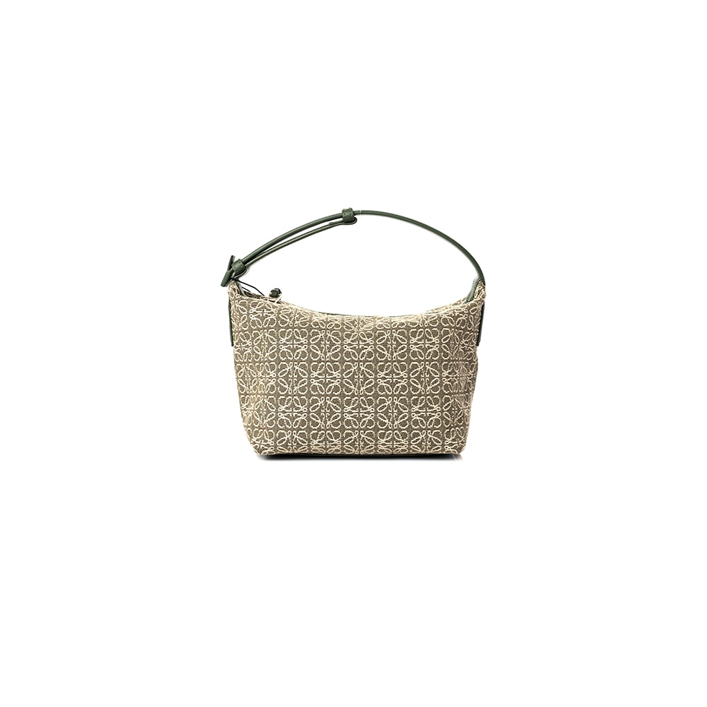 1-135.jpg LOEWE Jacquard Anagram Calfskin Small Cubi Bag(HIGH-END GRADE)