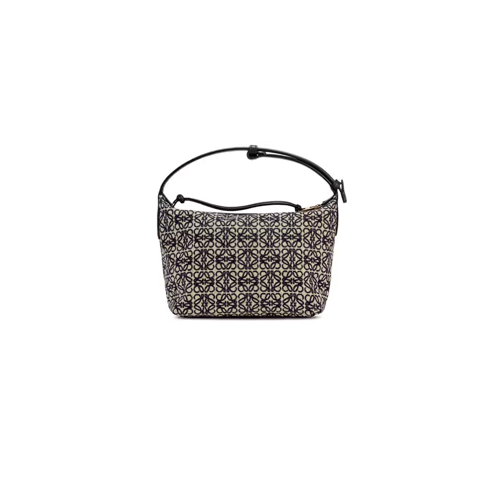 1-136.jpg LOEWE Jacquard Anagram Calfskin Small Cubi Bag(HIGH-END GRADE)