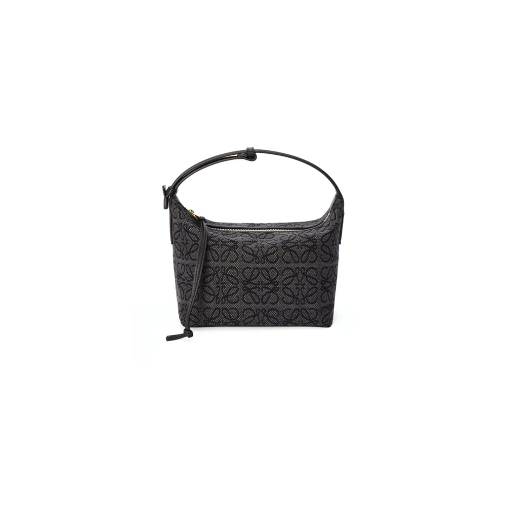 1-137.jpg LOEWE Jacquard Anagram Calfskin Small Cubi Bag(HIGH-END GRADE)