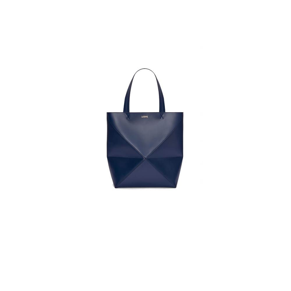 1-63.jpg LOEWE XL Puzzle Fold tote in shiny calfskin(HIGH-END GRADE)