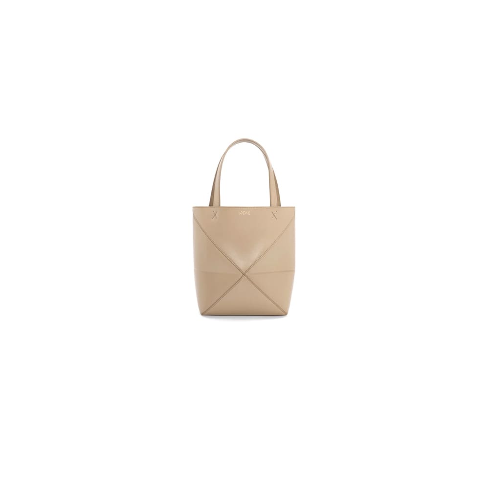 1-72.jpg LOEWE Mini Puzzle Fold tote in shiny calfskin(HIGH-END GRADE)