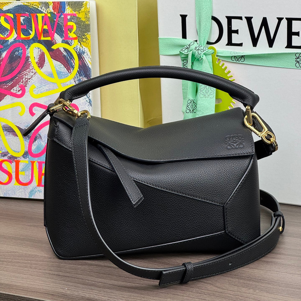 2-255.jpg Loewe Small Puzzle Edge bag in soft grained calfskin(HIGH-END GRADE)