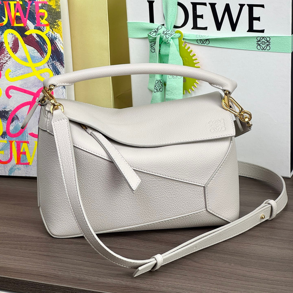 2-256.jpg Loewe Small Puzzle Edge bag in soft grained calfskin(HIGH-END GRADE)