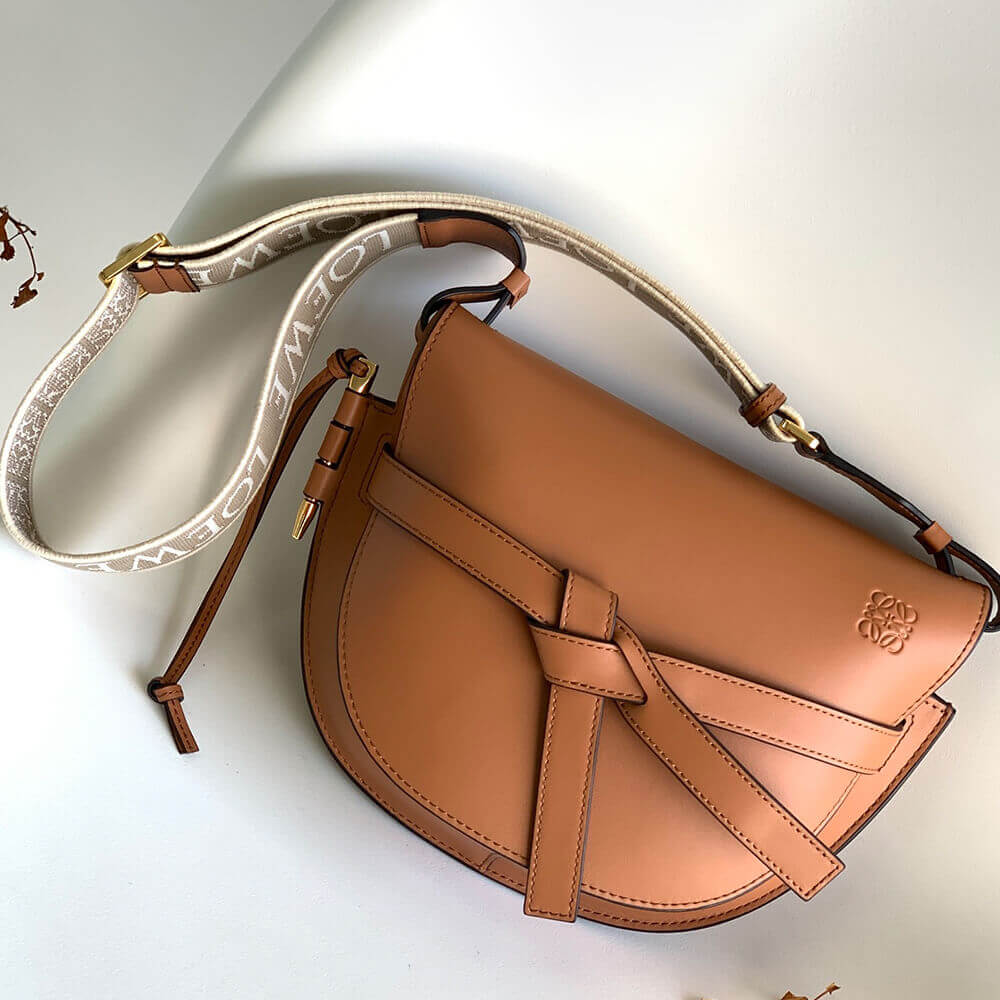 2-382-1.jpg Small Gate Dual bag in soft calfskin and jacquard(HIGH-END Grade)