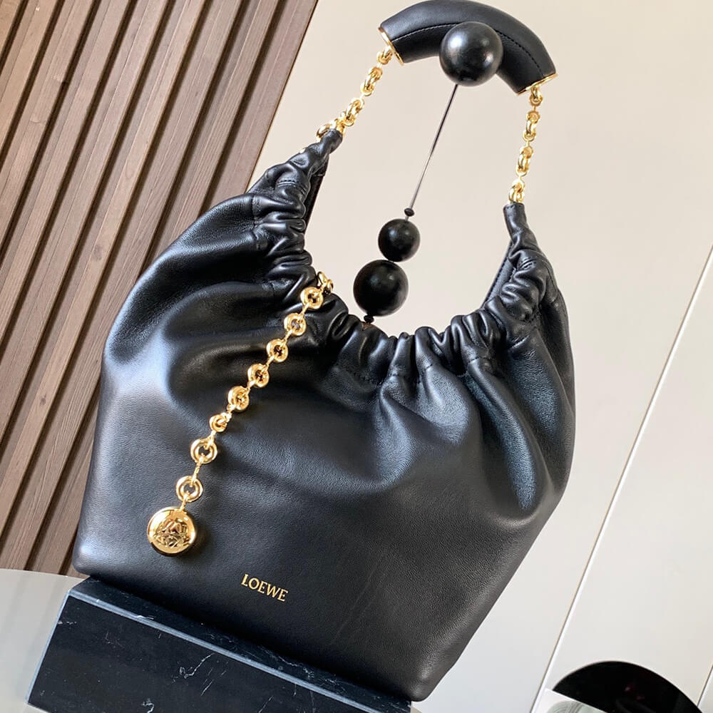 2-43.jpg Loewe Small Squeeze bag in nappa lambskin