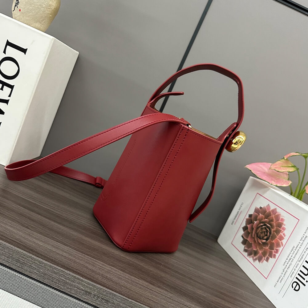 3-512-1.jpg LOEWE Mini Pebble bucket in smooth calfskin(high-end grade)