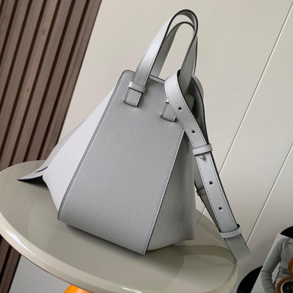 4-26.jpg LOEWE Small Hammock bag in soft grained calfskin