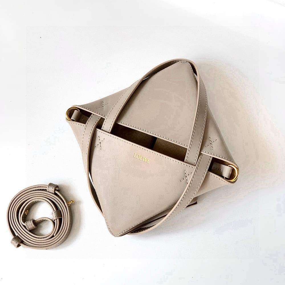 6-72.jpg LOEWE Mini Puzzle Fold tote in shiny calfskin(HIGH-END GRADE)