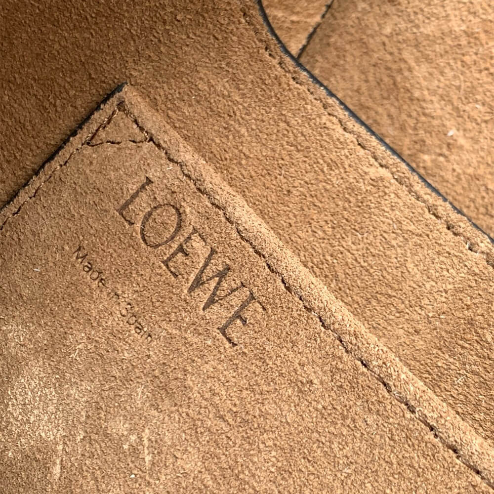 7-169.jpg Loewe Small Gate bag in soft calfskin and jacquard