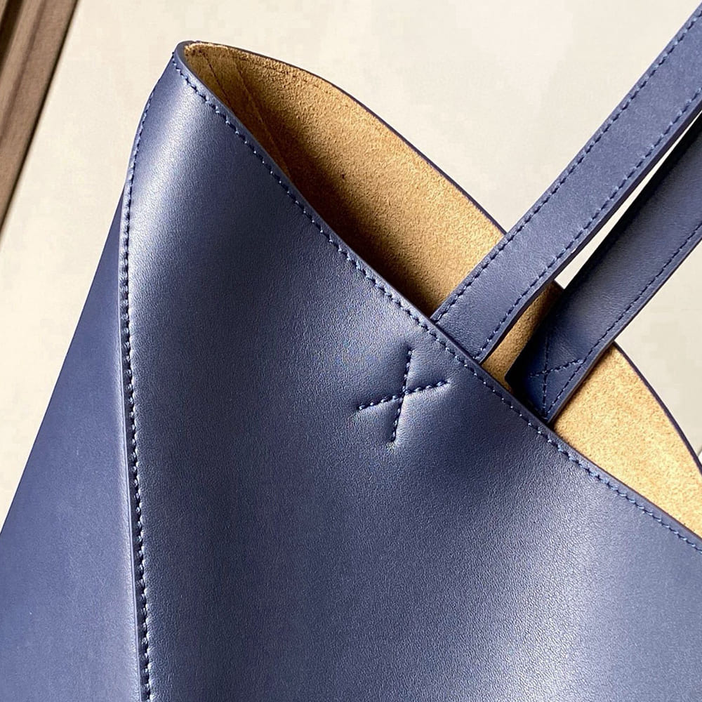 7-63.jpg LOEWE XL Puzzle Fold tote in shiny calfskin(HIGH-END GRADE)