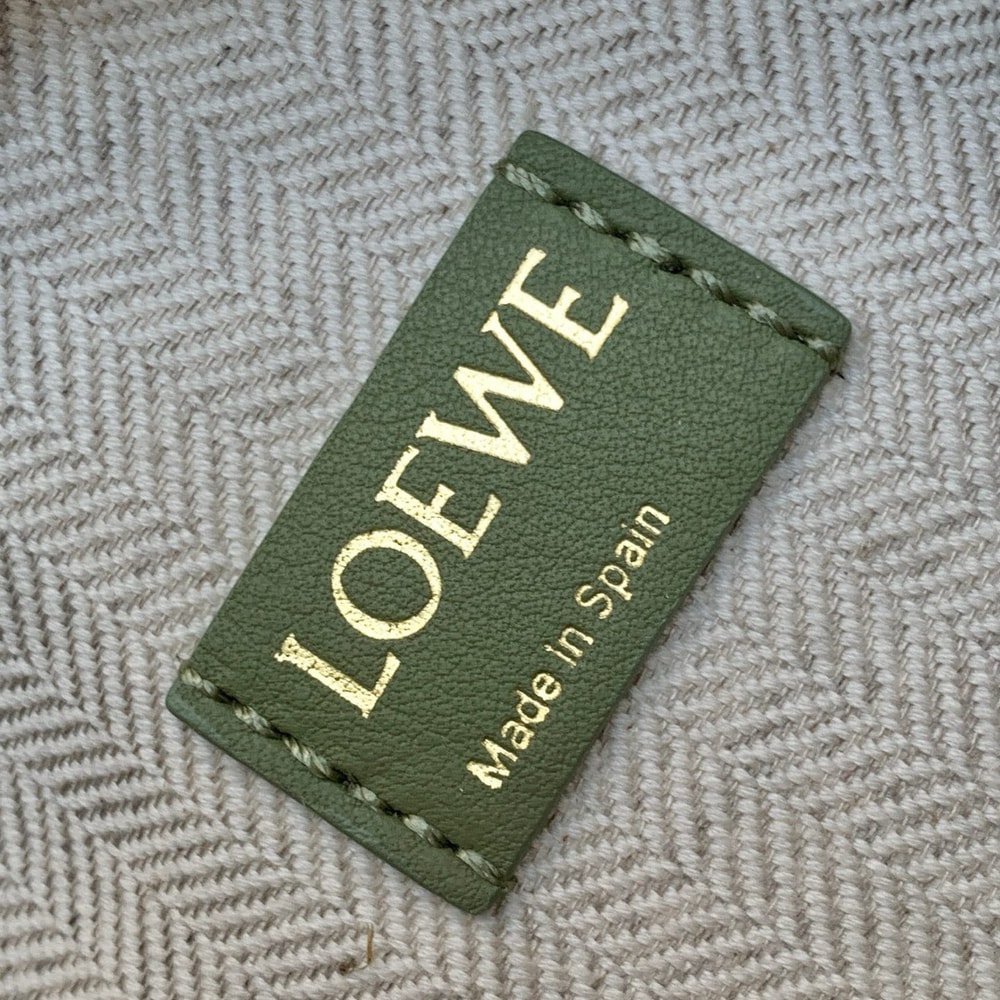 8-105.jpg LOEWE Jacquard Anagram Calfskin Small Cubi Bag(HIGH-END GRADE)