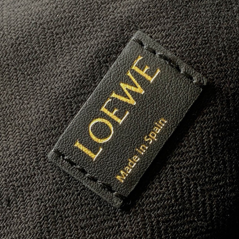 8-106.jpg LOEWE Jacquard Anagram Calfskin Small Cubi Bag(HIGH-END GRADE)