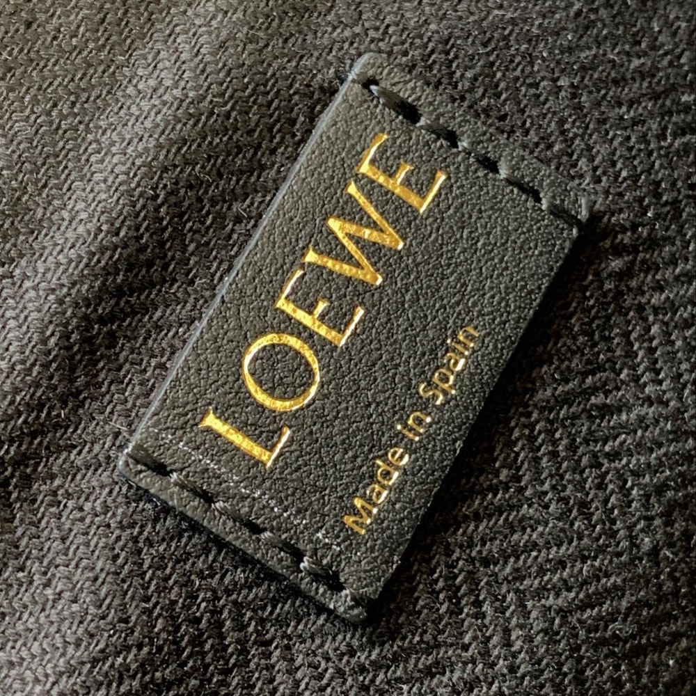 8-107.jpg LOEWE Jacquard Anagram Calfskin Small Cubi Bag(HIGH-END GRADE)