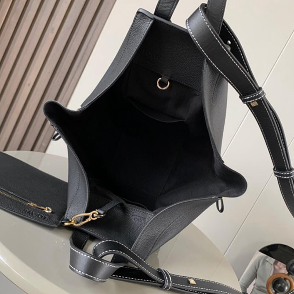 8-28-1.jpg LOEWE Small Hammock bag in soft grained calfskin
