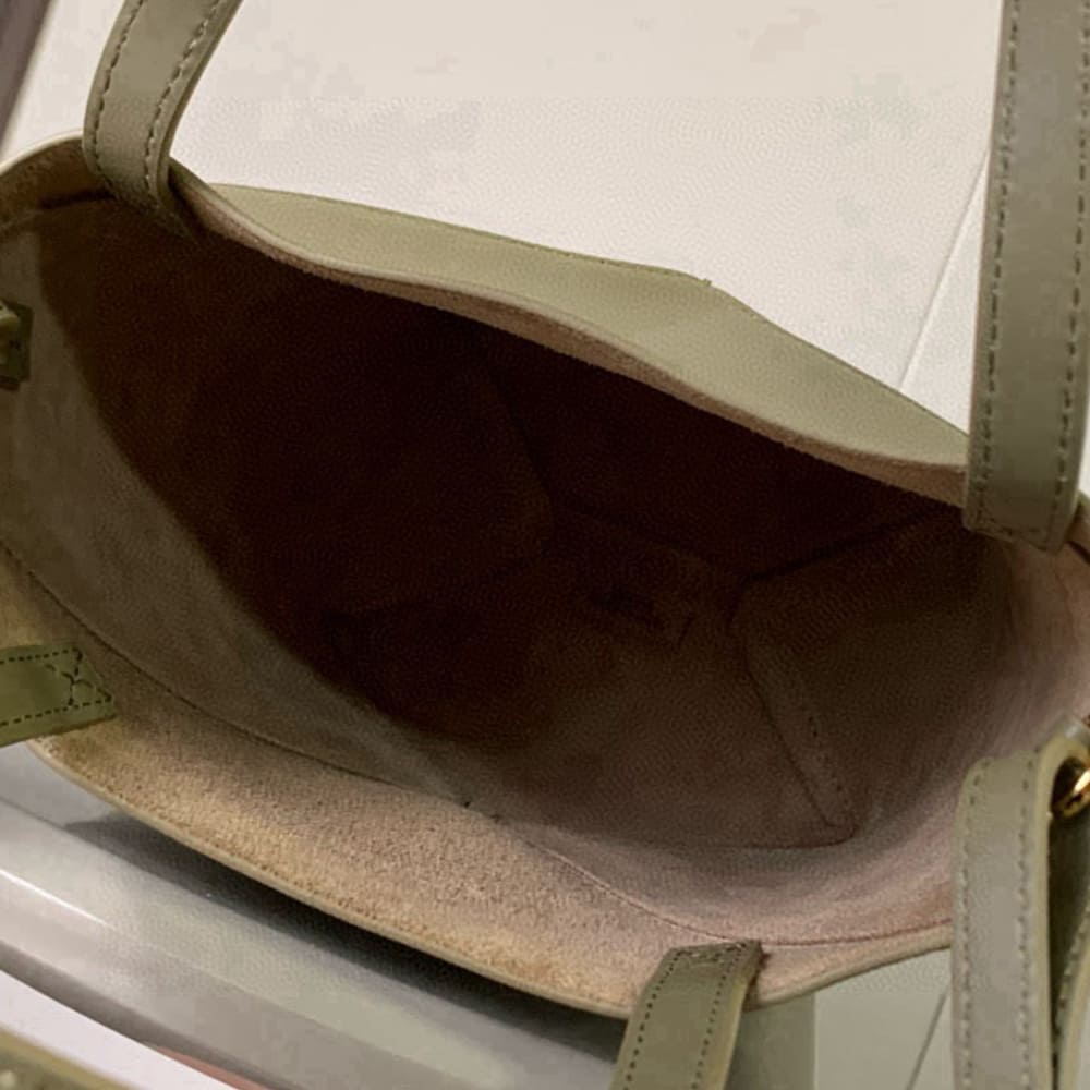 8-39.jpg LOEWE Mini Puzzle Fold tote in shiny calfskin(HIGH-END GRADE)