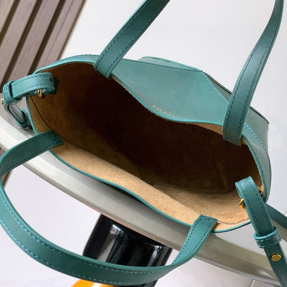 8-40.jpg LOEWE Mini Puzzle Fold tote in shiny calfskin(HIGH-END GRADE)