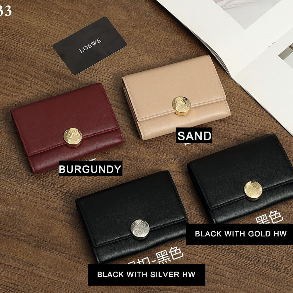 9-16.jpg Loewe Pebble small vertical wallet in shiny nappa calfskin(HIGH-END GRADE)